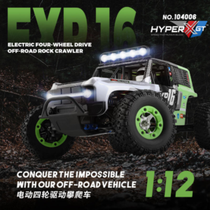 1:12 4WD 45KM/H 2.4G Remote Wrangler RC Crawler Car