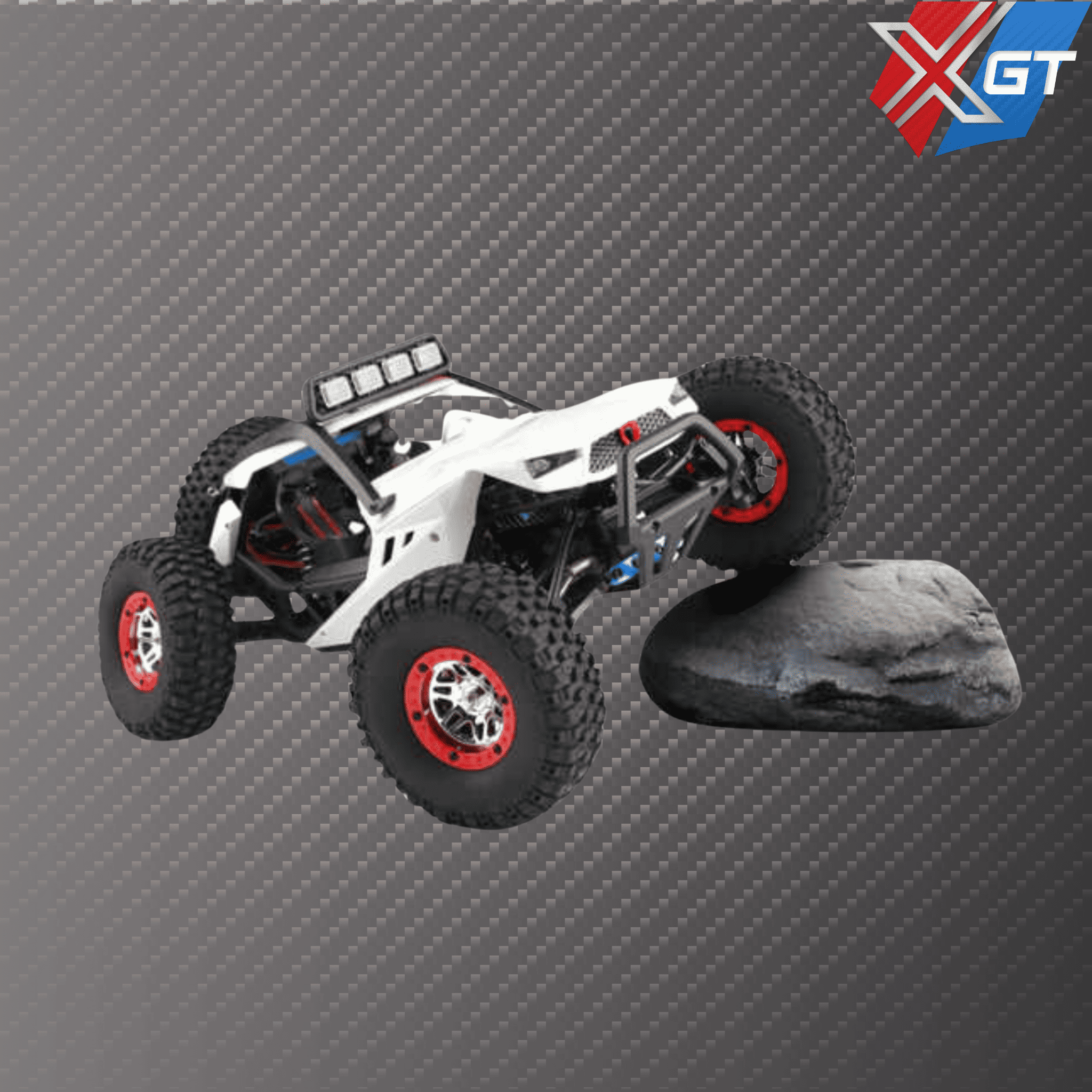 1/12 Electric 4WD Simulation High Speed Remote Control Climbing SUV Car Model Toys with LED Light