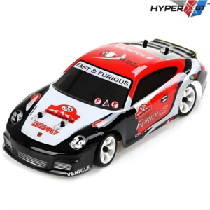 1:28 4WD Drift RC Car, Remote Control Metal Aluminium Chassis Radio Control Toy with USB Cable Included