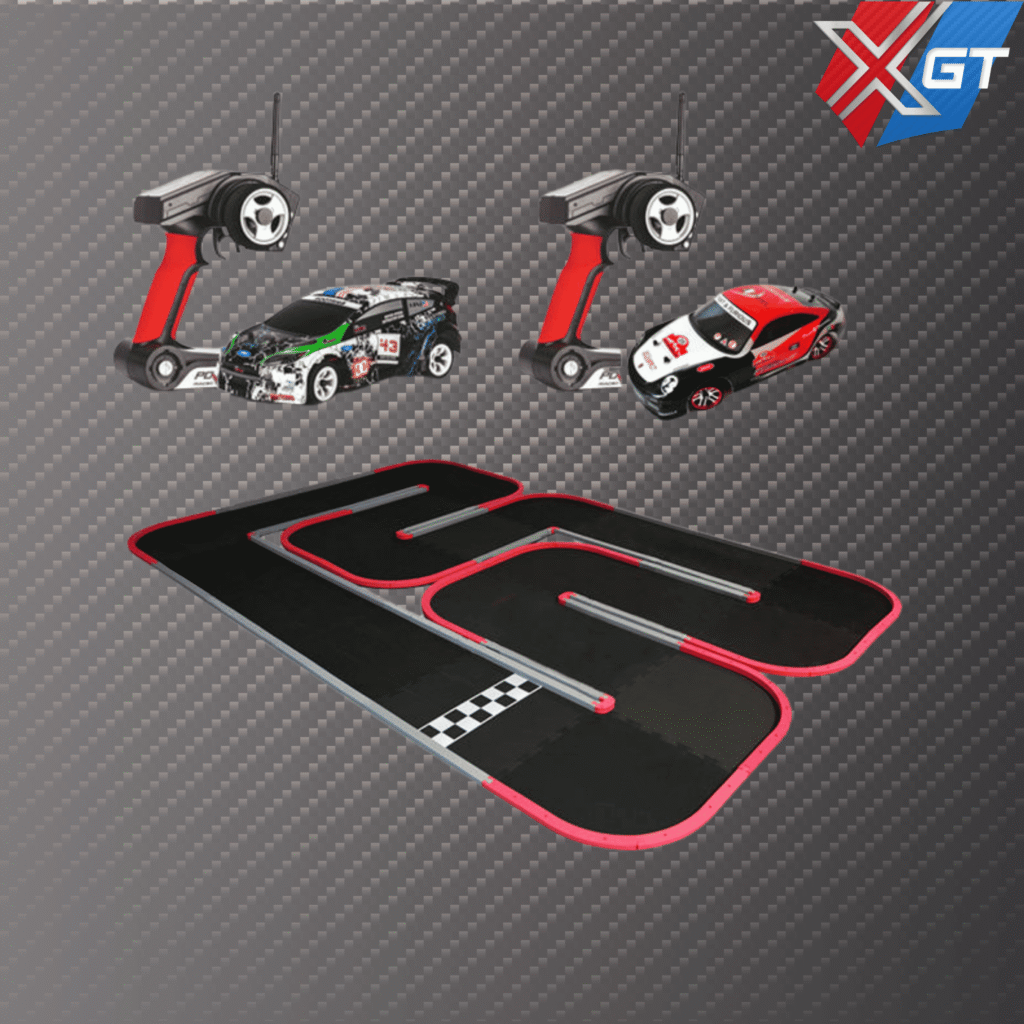 1/28 4WD Drift RC Car, Remote Control Metal Aluminium Chassis Radio Control Toy with USB Cable Included