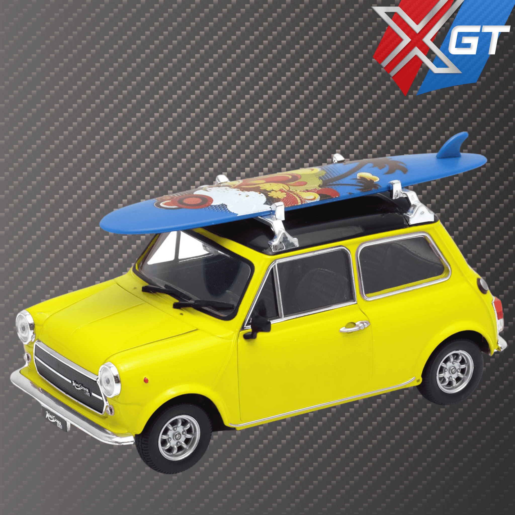 1:24 Mini Cooper 1300(With Surfboard)