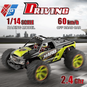 1/14 2.4G Racing RC Car 50KM/H 4WD Alloy Metal Electric High Speed Car Off-Road Drift Remote Control Toys with Light