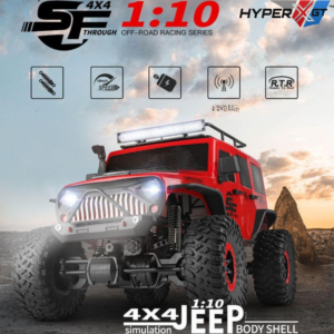 1:10 4WD Hobby Truck 4*4 Radio Control Rock Crawler Vehicle Toys Four Wheel Drive RTR 2.4G RC Big 4X4 Climbing Car