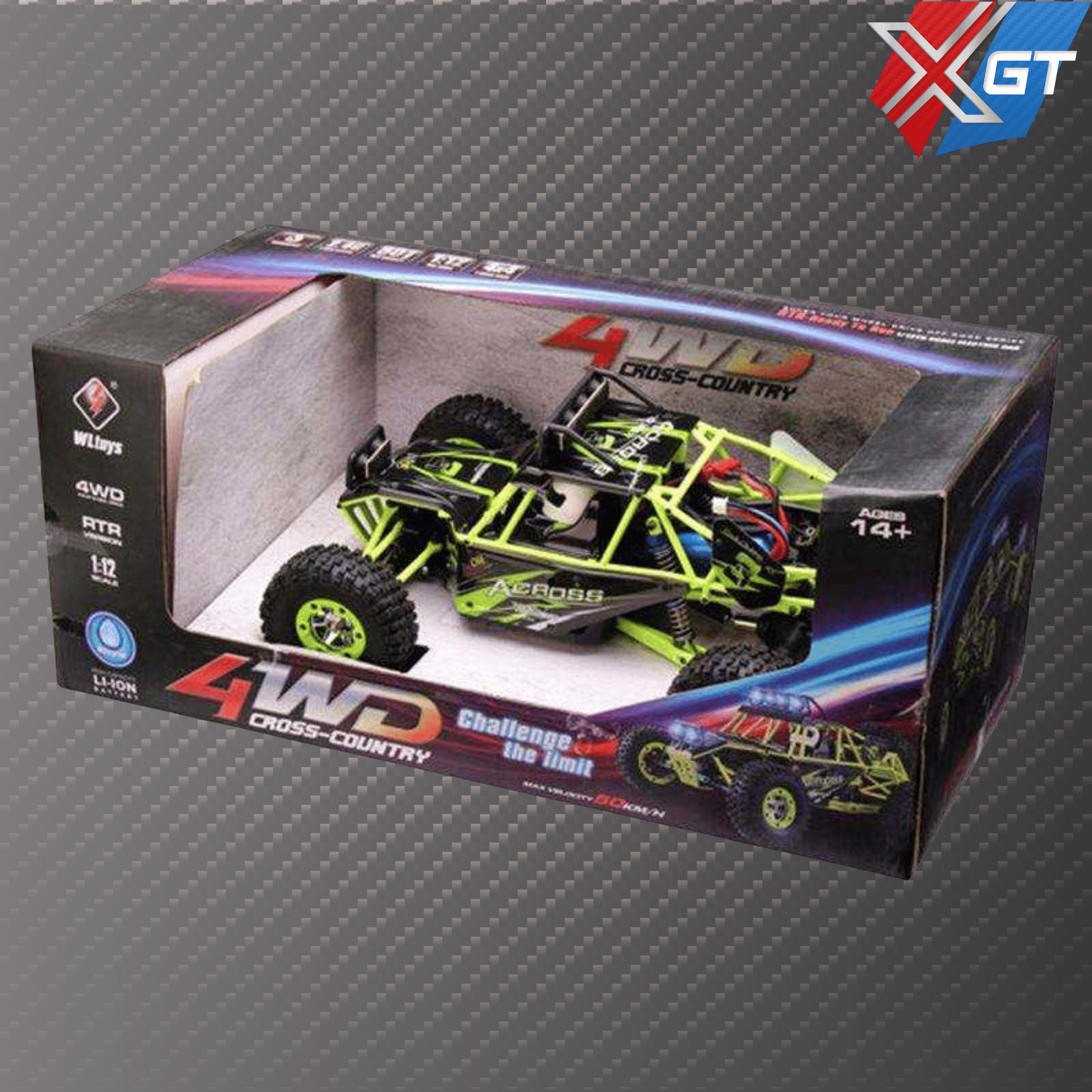 1/12 4WD 2.4G 50km/h High Speed Cars Monster Truck Radio Control RC Buggy RC Car Upgrade Version