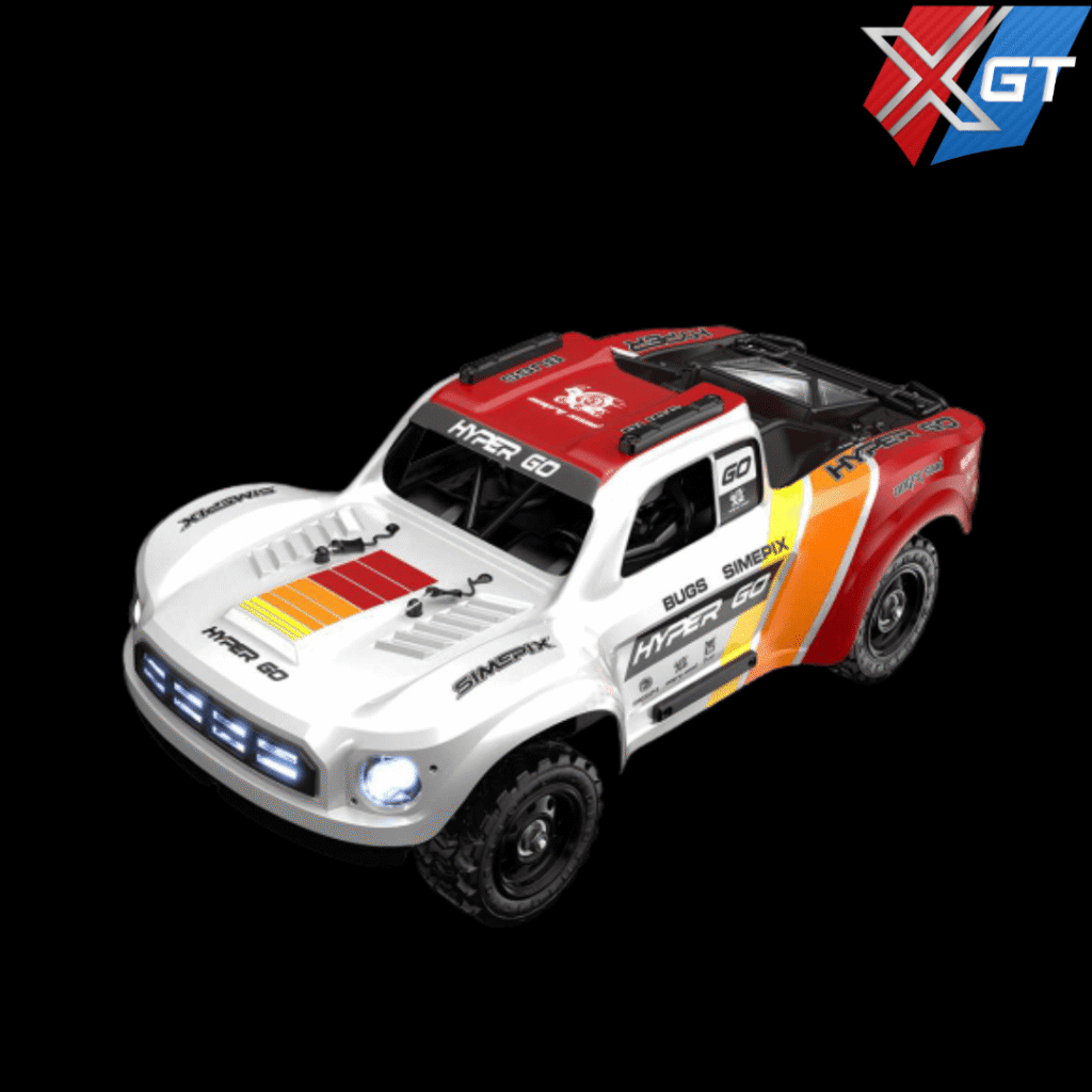 1/14 Hyper Go 2.4G Off Road 4WD Brushless Hydraulic Shock Absorber Metal Alloy Chassis Remote Control Brushless Rc Car Desert Model RTR