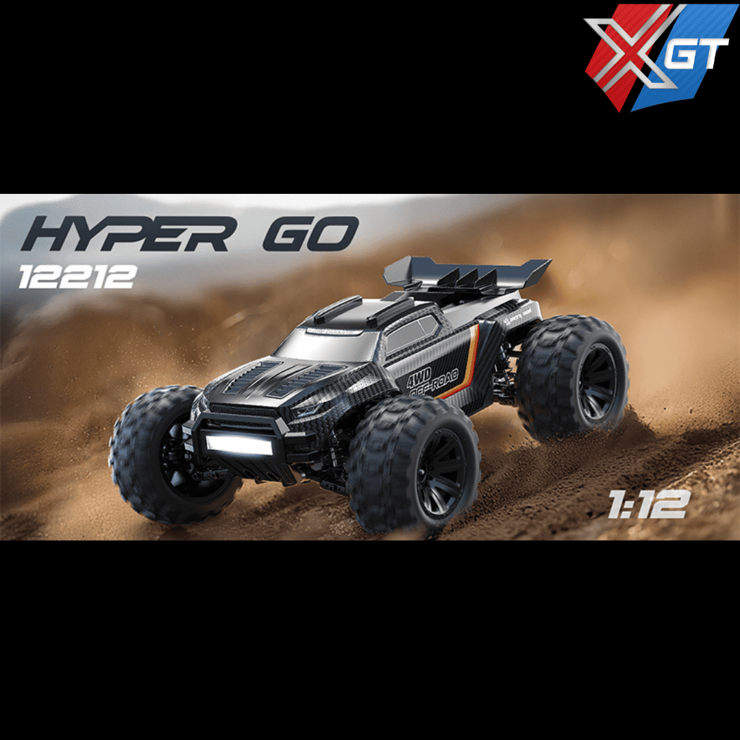1/12 Hyper Go 4WD Brushless RC Car Off-Road Truck 58KM/H High Speed Vehicle Full Metal 2.4G New Truck Model RTR