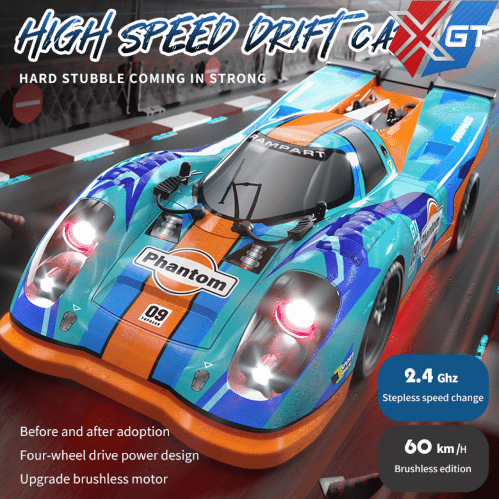 1/16  Brushless RC Drift Car 60KM/H High Speed Remote Control RC Cars 2.4G 4WD RC Car