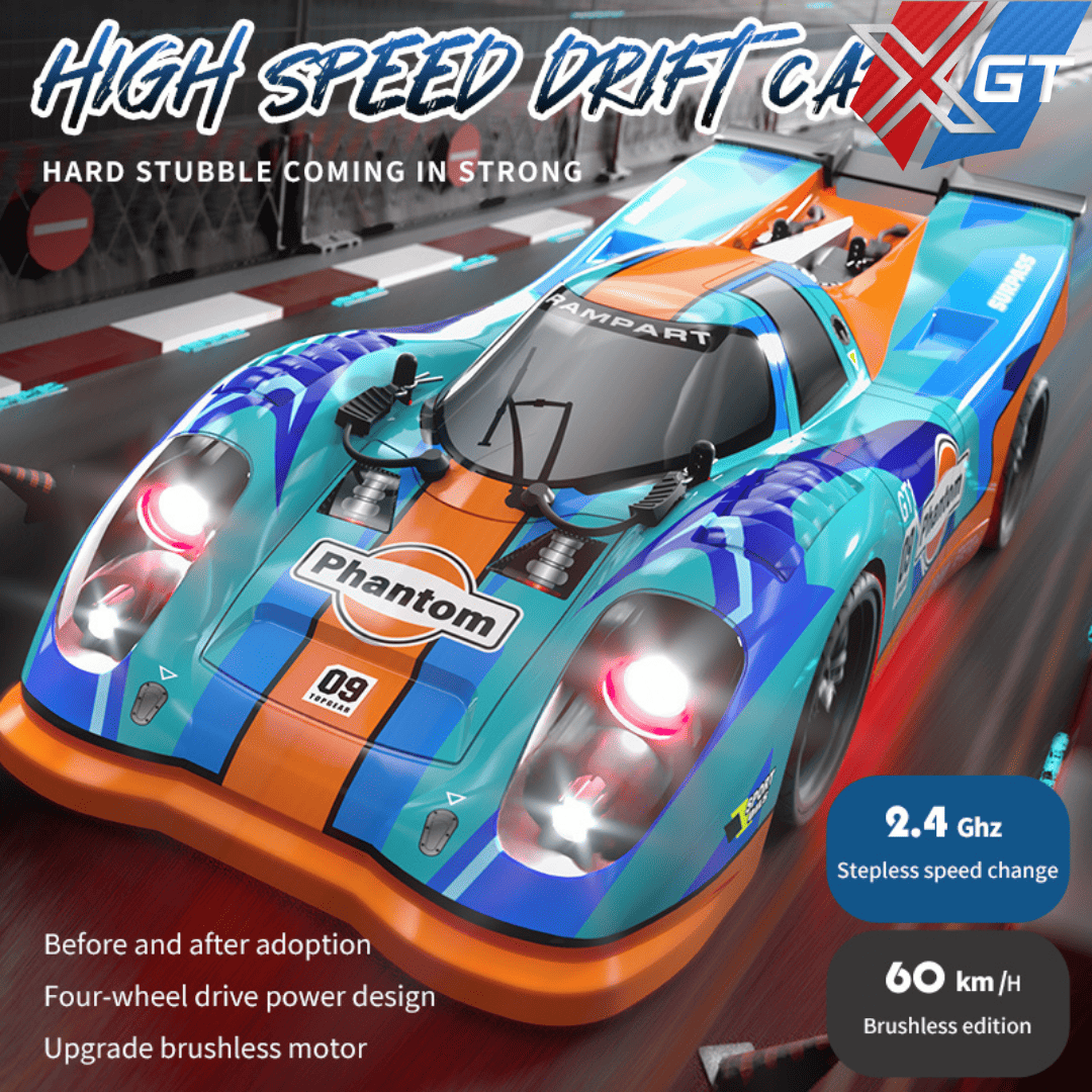 1/16  Brushless RC Drift Car 60KM/H High Speed Remote Control RC Cars 2.4G 4WD RC Car