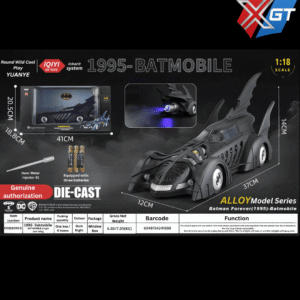 1/18 Officially Licensed Batmobile Diecast Alloy Model Disply Boys Gift Alloy Racing Car Toys