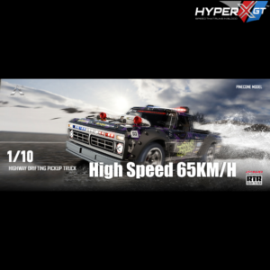 1:10 Scale Brushless Drift RC Car 4WD 70kmh LED Lights Remote Control Hoonitruck Hoonigan Mustang Truck Hobbywing Motor