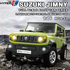 1:16 RC Off-Road Car 4WD Jimny 2.4G Electric Remote Control SUV Model with Light Rock Crawler Cars for Boys