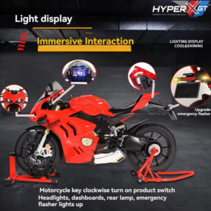 1:6 Oversized Ducati Panigale V4 Spray Alloy Motorcycle Model Diecast OEM Unisex Toy for Car Enthusiast Collection