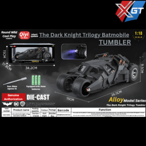 1/18 Officially Licensed Batmobile Tumbler Classic Sentiment Series Diecast Metal Alloy Collectibles Model Car Holiday Gifts With Boyfriend