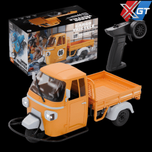 1/10  (3)Wheeled RC Cargo Tricycle Radio Control Vehicle Utility Truck Electric Realistic Model Delivery Car Hobby Grade