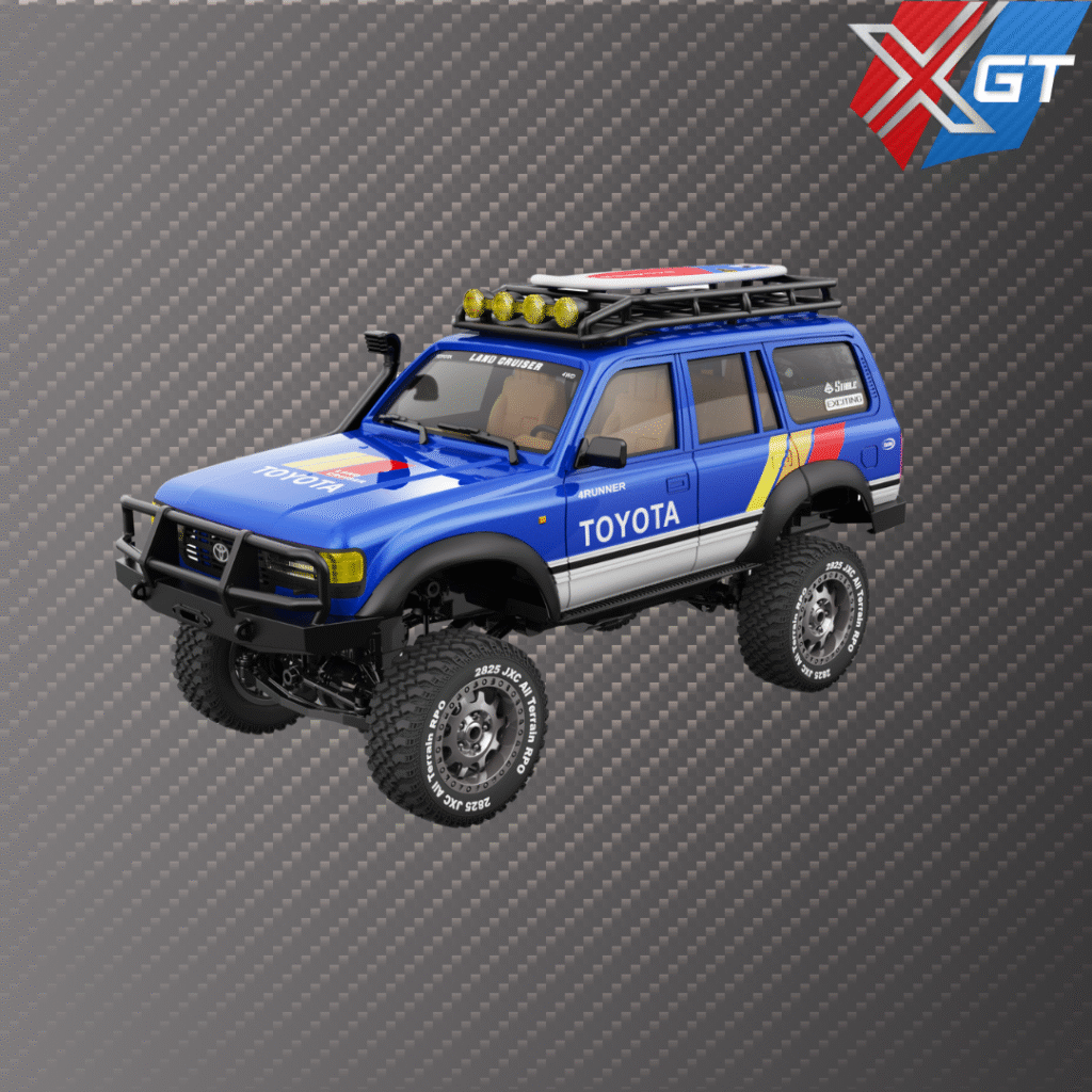 1/12 Scale 4Runner Land Cruiser LC80 Official Licensed Off Road RC Crawler Truck With 2.4G Proportional Remote Control Led Light