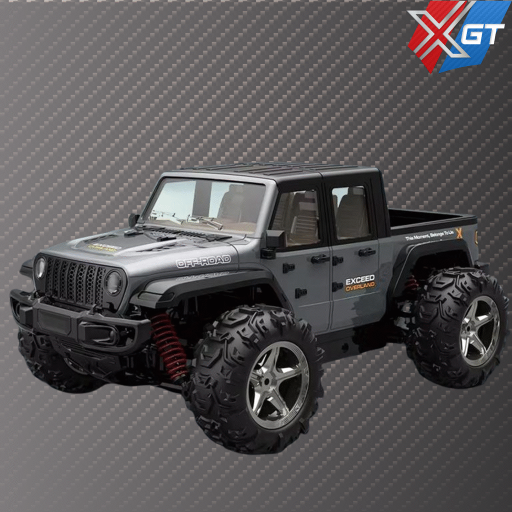 1/20 Scale 4WD RC Pickup Truck SUV Car Off Road with Shock Absorber Water Resistant 2.4GHz Remote Control for Outdoor Fun