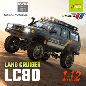 1:12 Scale 4Runner Land Cruiser LC80 Official Licensed Off Road RC Crawler Truck With 2.4G Proportional Remote Control Led Light