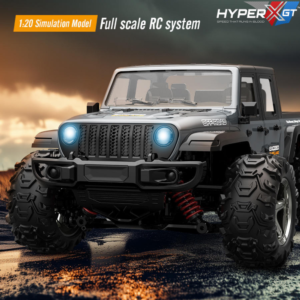 1:20 Scale 4WD RC Pickup Truck SUV Car Off Road with Shock Absorber Water Resistant 2.4GHz Remote Control for Outdoor Fun