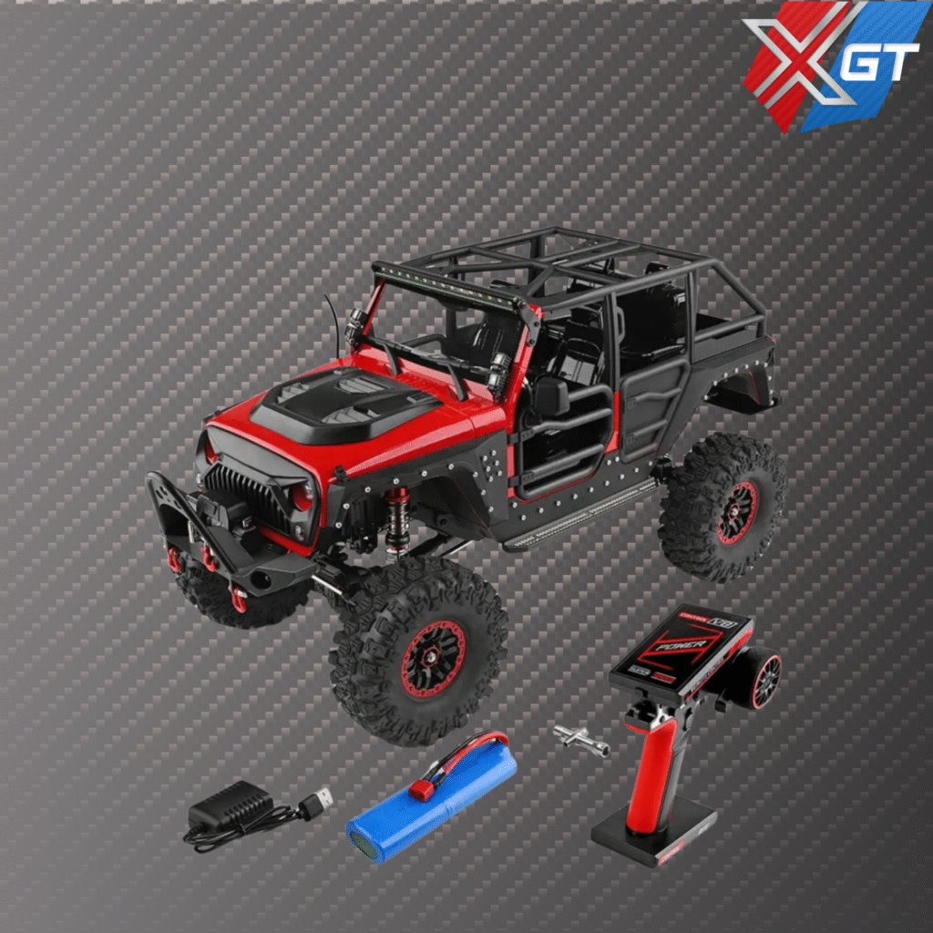1/10 Professional RC Car Off Road 4x4 2.4G 4WD Remote Control Cars 45 Minutes Working Time Climbing Car Adult Toy