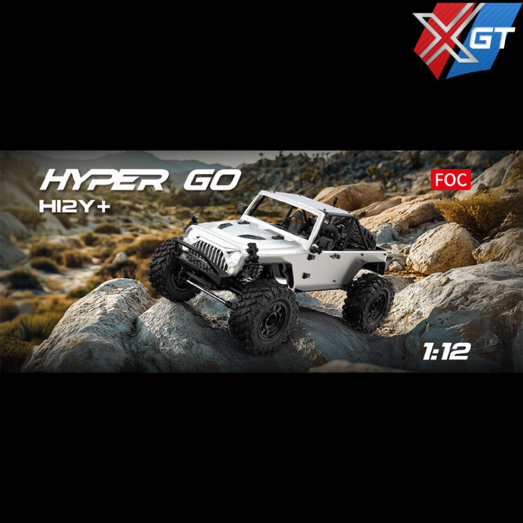 1/12 Hyper Go 4WD New Rc Car Brushless Motor Metal Accessories Climbing Off-road Monster Truck App Controlled 45A ESC