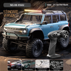 1/16 Scale Remote Control Off Road Racing Car with Cruise Control High Speed Climbing RC Crawler