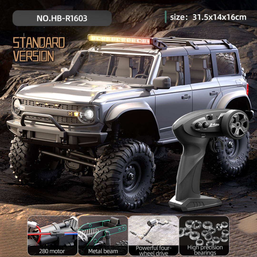 1/16 Scale Remote Control Off Road Racing Car with Cruise Control High Speed Climbing RC Crawler